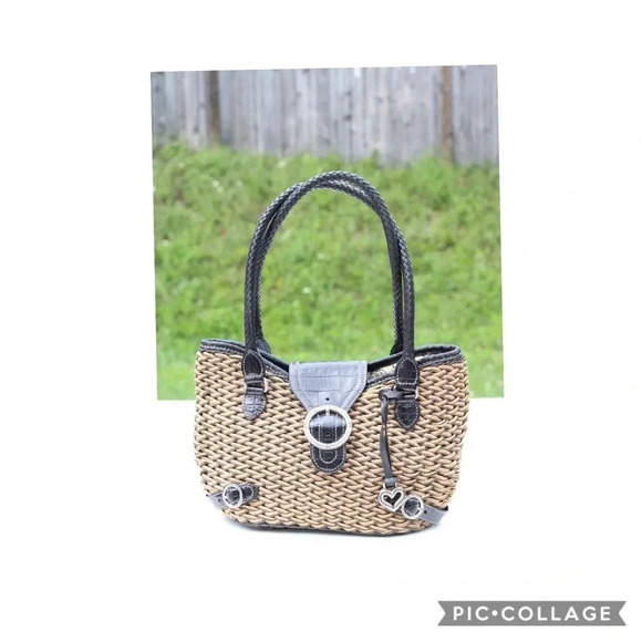 Brighton woven basket bag - Picture 1 of 8